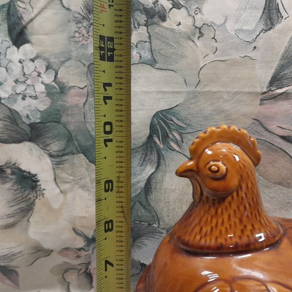 Vintage California Pottery C-40 Ceramic Chicken Soup Tureen 🐔🍲 - Picture 8 of 9